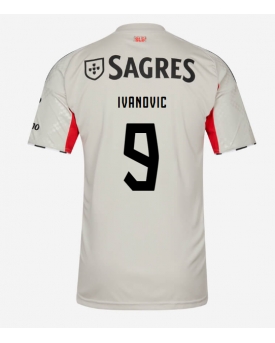 Billige Fotballdrakt Benfica Franjo Ivanovic #9 Replika Bortedrakt 2025-26 Kortermet Billige Fotballdrakt Benfica Franjo Ivanovic #9 Replika Bortedrakt 2025-26 Kortermet